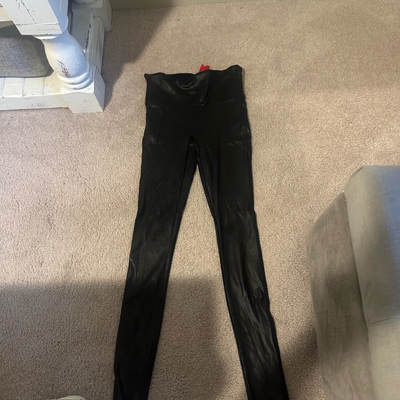 Spanx Faux Leather Leggings - Picture 1 of 3